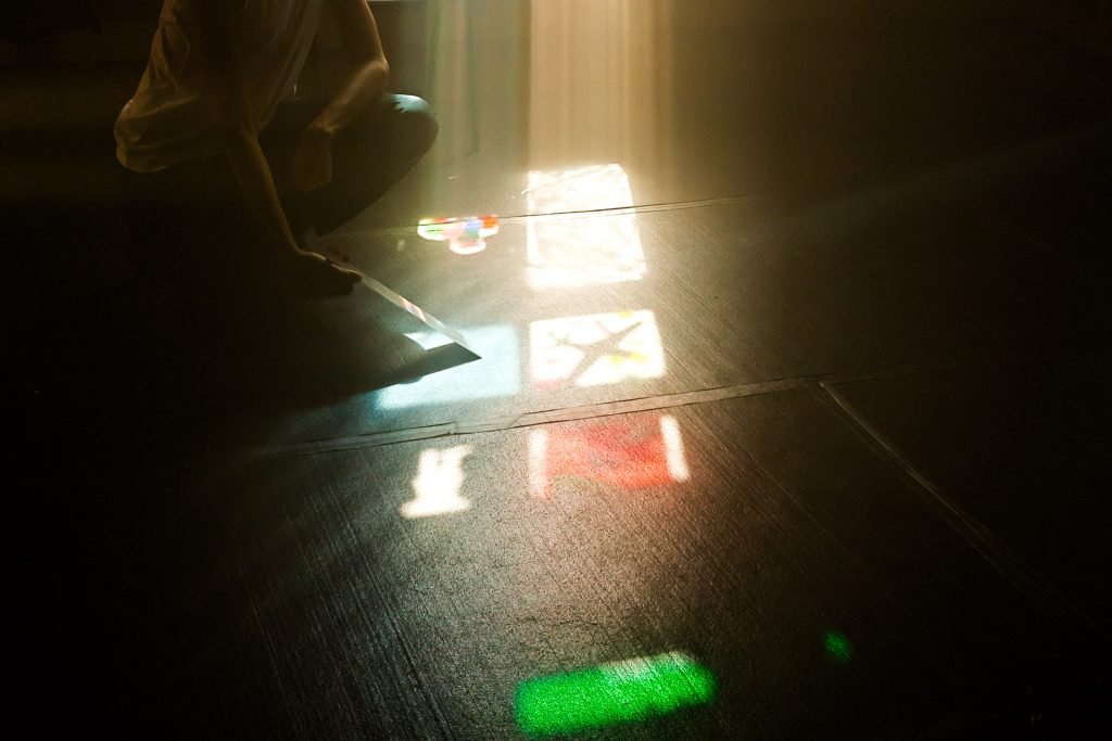 Atividade de curso de Iluminação na sede Brás da SP Escola de Teatro. (9/5/2025). | Foto: Clara Silva