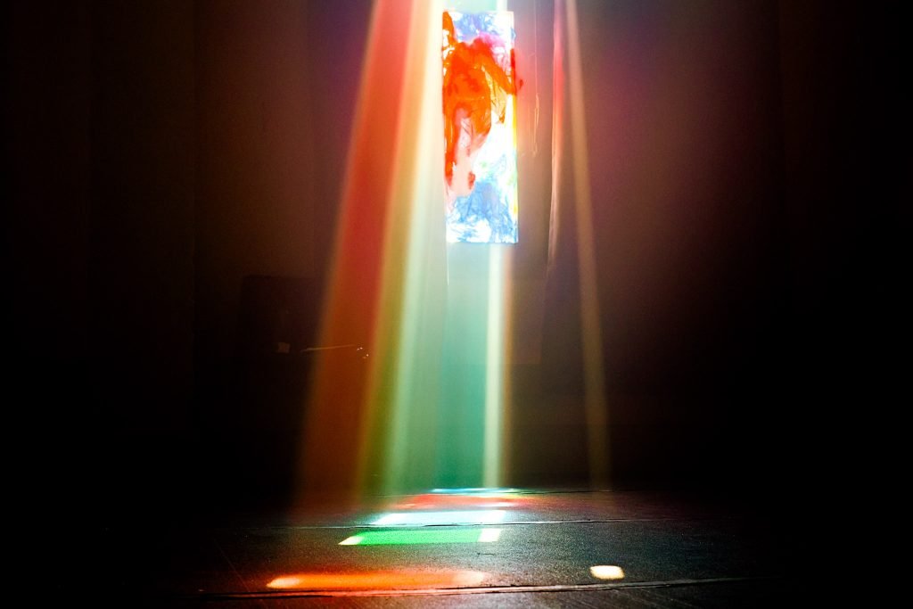 Atividade de curso de Iluminação na sede Brás da SP Escola de Teatro. (9/5/2025). | Foto: Clara Silva