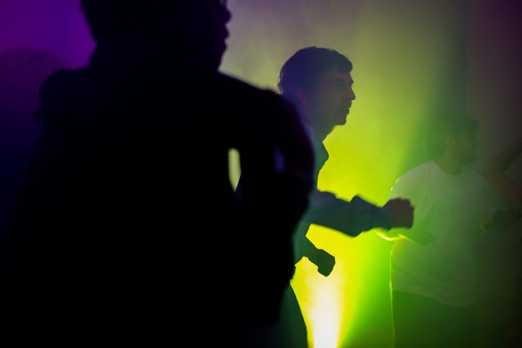 Juninada Sonoplástica Tropicalista, na sede Brás da SP Escola de Teatro. (23/5/2025). Foto: Clara Silva