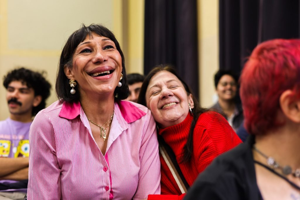 Juninada Sonoplástica Tropicalista, na sede Brás da SP Escola de Teatro. (23/5/2025). Foto: Clara Silva