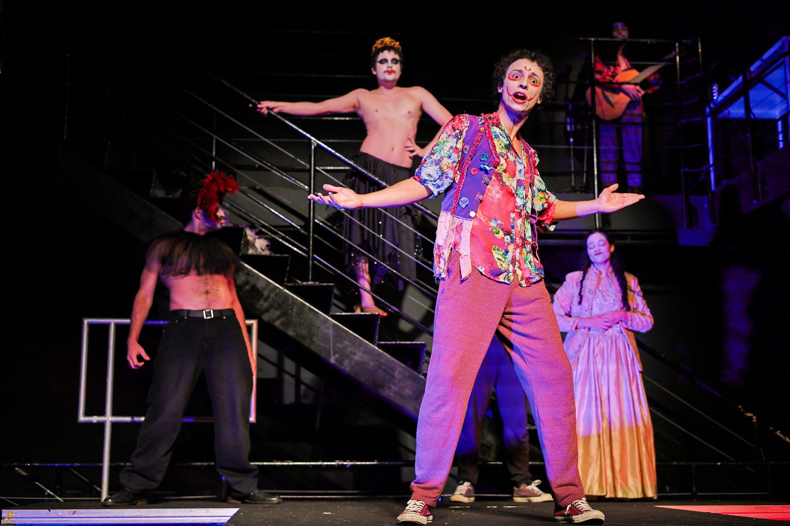 Mostra de Microcenas dos estudantes do módulo verde do curso regular de Direção da SP Escola de Teatro. (17/05/2025). | Foto: Clara Silva