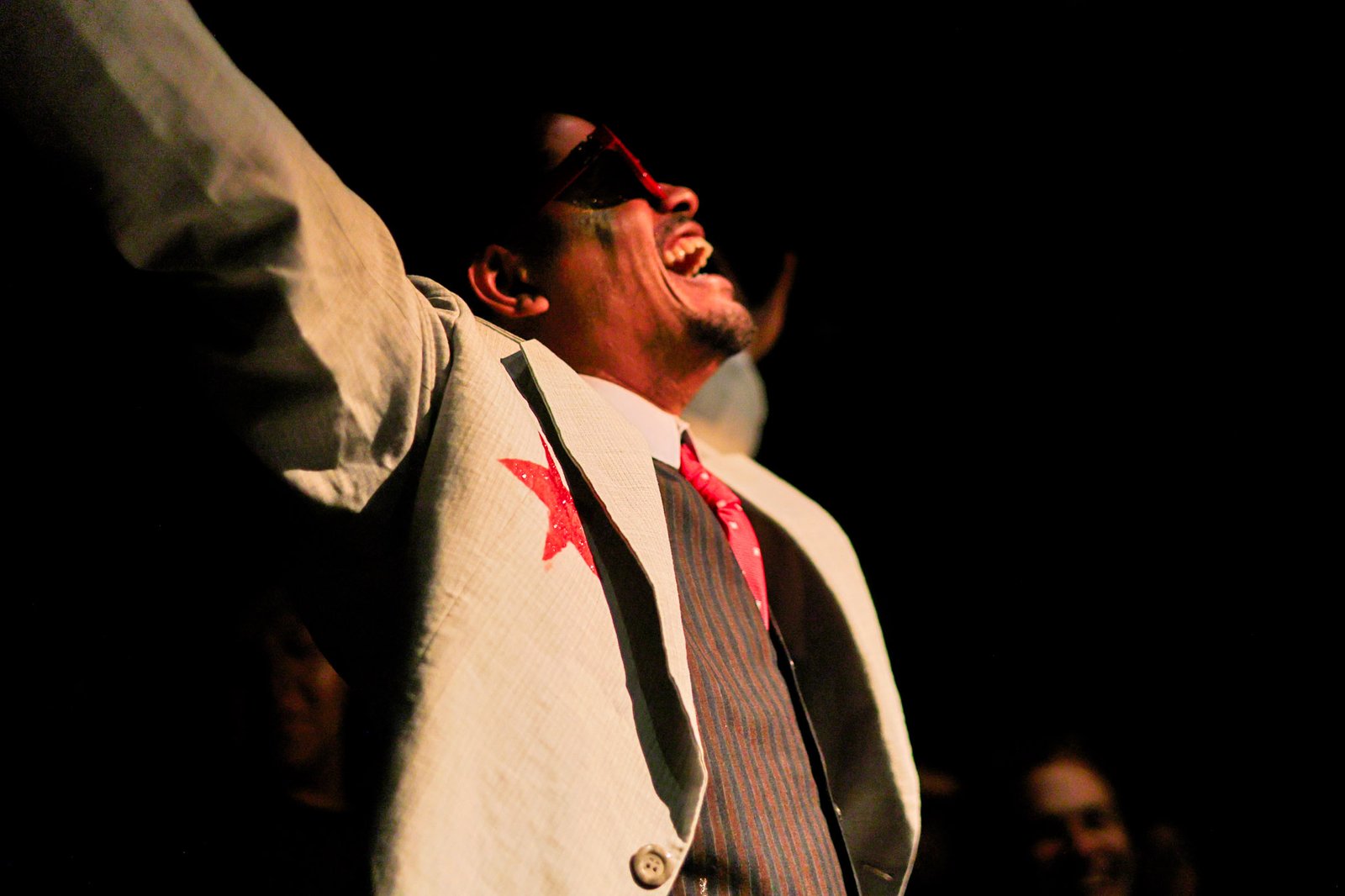 Experimento II do grupo N1 Verde, do primeiro semestre de 2025, na SP Escola de Teatro. | Foto: Clara Silva.