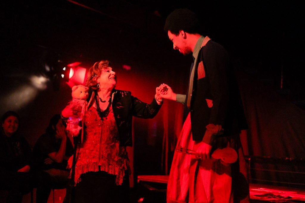 Experimento II do grupo N3 Verde, do primeiro semestre de 2025, na SP Escola de Teatro. | Foto: Clara Silva.