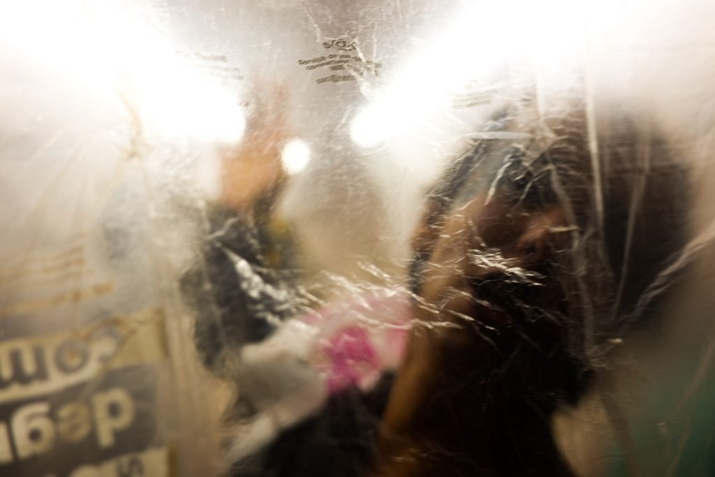 Experimento II do grupo N8 Azul, do primeiro semestre de 2025, na SP Escola de Teatro. | Foto: Clara Silva.