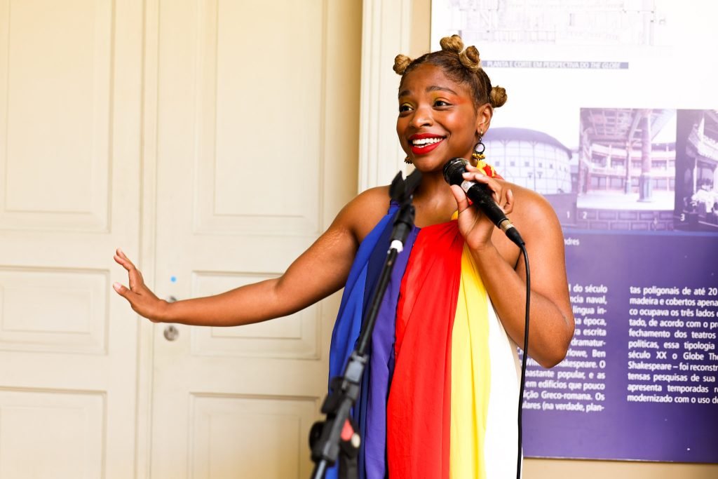 Juninada Sonoplástica Tropicalista, na sede Brás da SP Escola de Teatro. (23/5/2025). Foto: Clara Silva