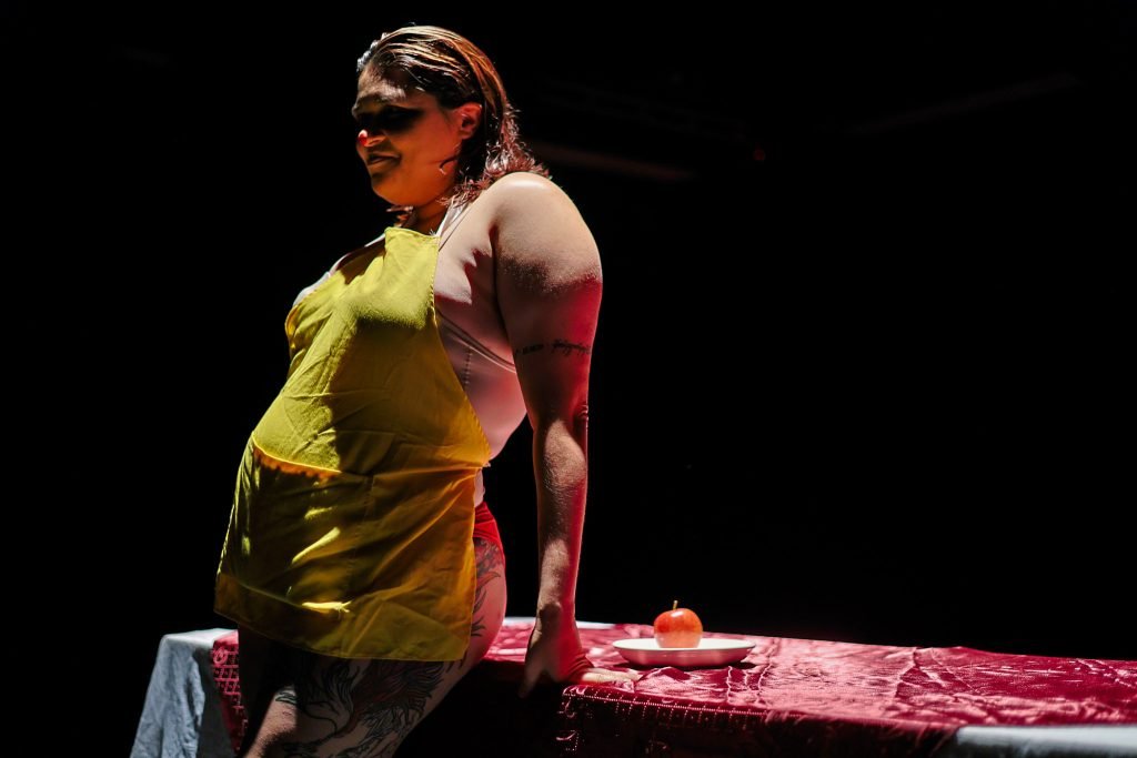 Mostra de Microcenas dos estudantes do módulo verde do curso regular de Direção da SP Escola de Teatro. (17/05/2025). | Foto: Clara Silva