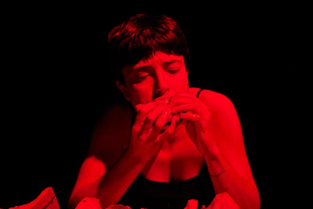 Mostra de Microcenas dos estudantes do módulo verde do curso regular de Direção da SP Escola de Teatro. (17/05/2025). | Foto: Clara Silva