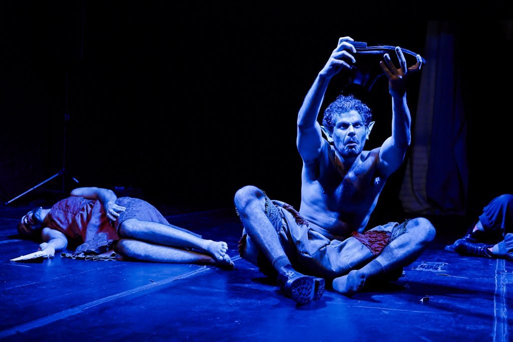 Mostra de Microcenas dos estudantes do módulo verde do curso regular de Direção da SP Escola de Teatro. (17/05/2025). | Foto: Clara Silva