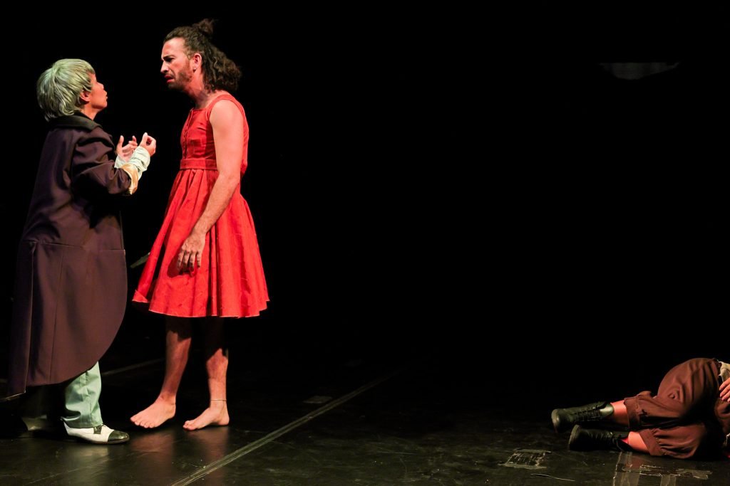 Mostra de Microcenas dos estudantes do módulo verde do curso regular de Direção da SP Escola de Teatro. (17/05/2025). | Foto: Clara Silva