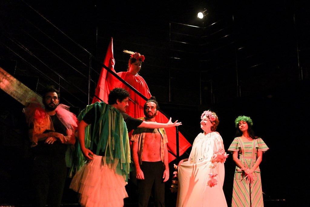 Mostra de Microcenas dos estudantes do módulo verde do curso regular de Direção da SP Escola de Teatro. (17/05/2025). | Foto: Clara Silva