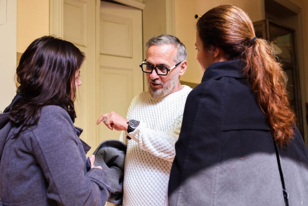 Visita da deputada federal Sâmia Bomfim, na sede Brás da SP Escola de Teatro. (13/06/2025) | Foto: Clara Silva.
