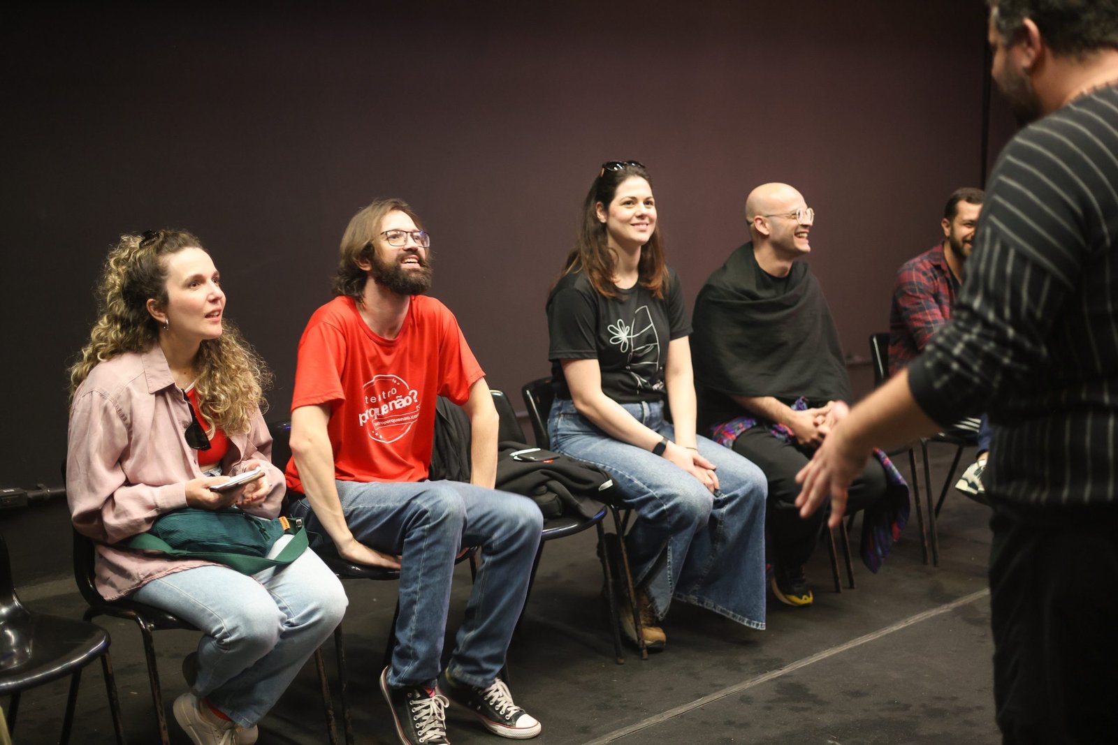 Recepção grupo "Teatro Por Que Não?" | 21/7/2025 | Foto: Ana Kei