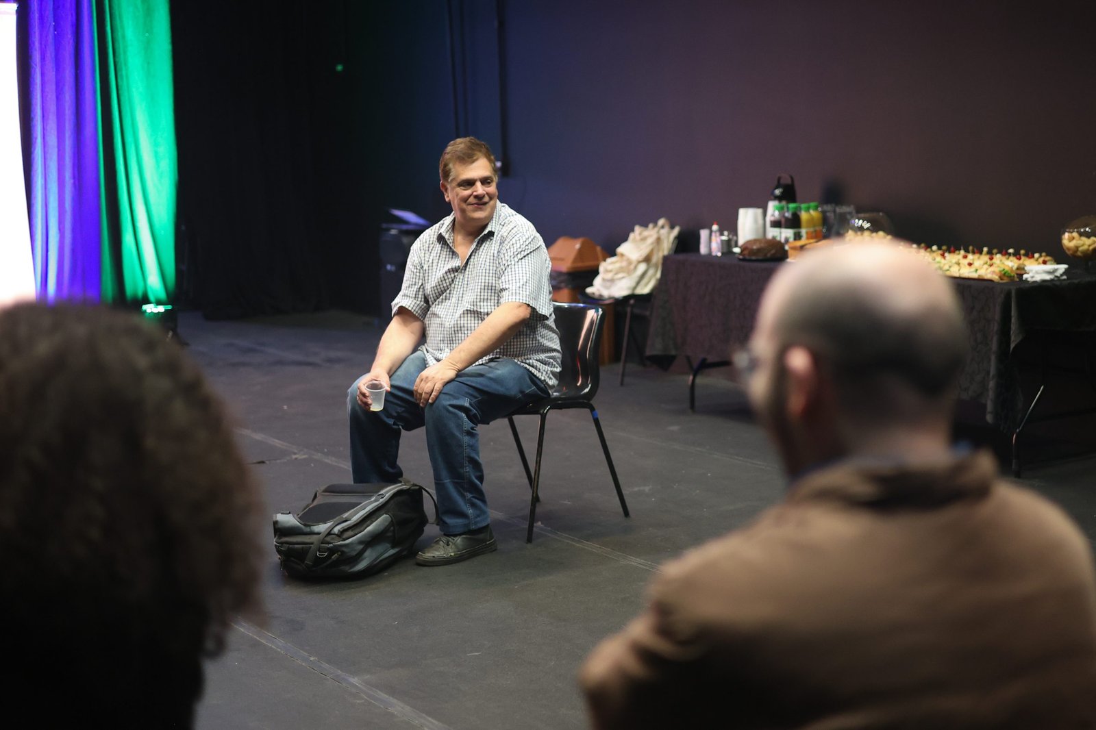 Recepção grupo "Teatro Por Que Não?" | 21/7/2025 | Foto: Ana Kei