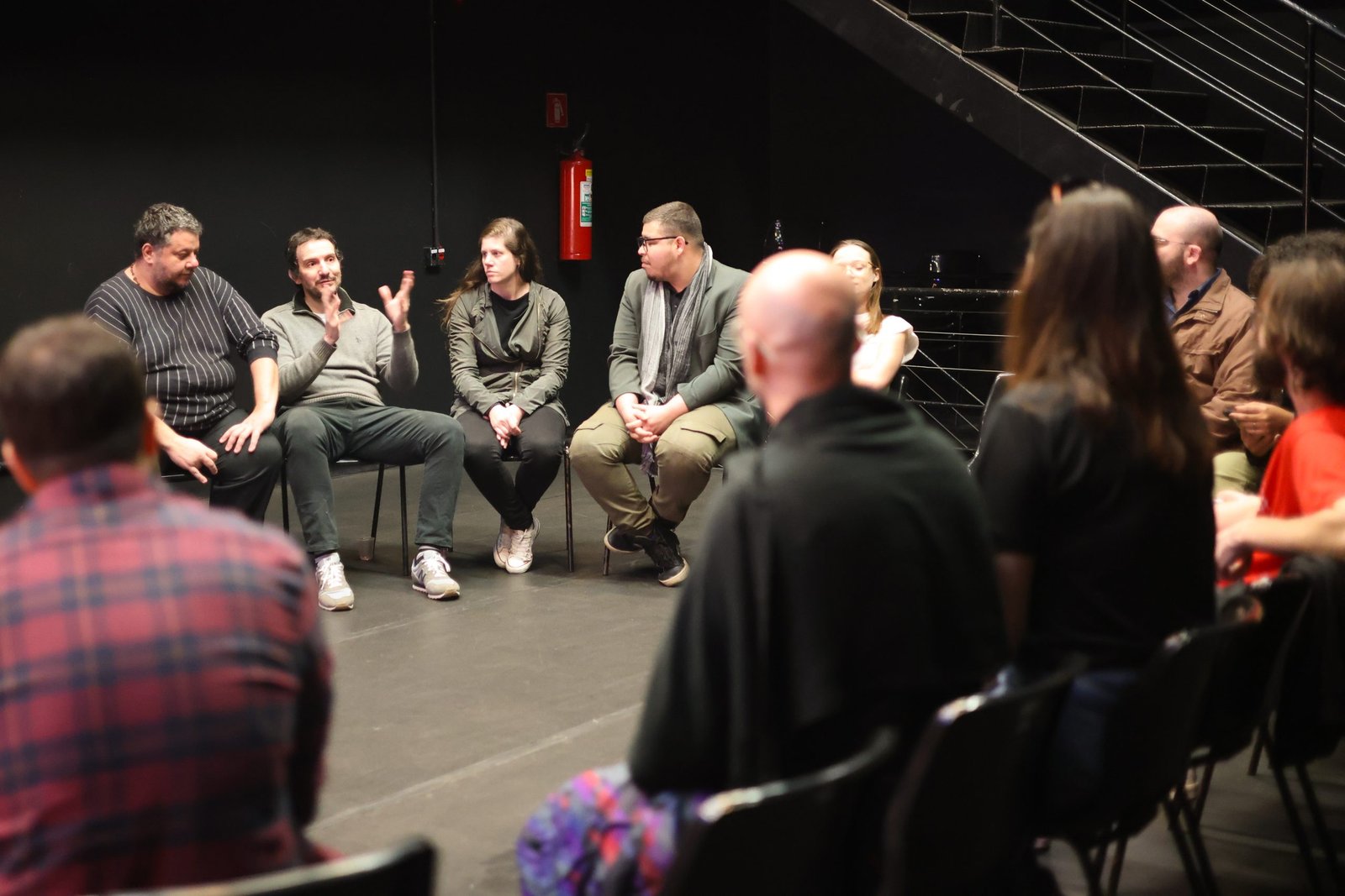 Recepção grupo "Teatro Por Que Não?" | 21/7/2025 | Foto: Ana Kei