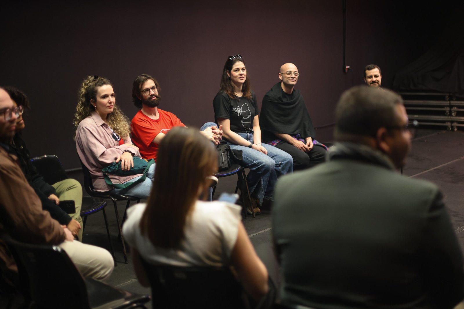 Recepção grupo "Teatro Por Que Não?" | 21/7/2025 | Foto: Ana Kei