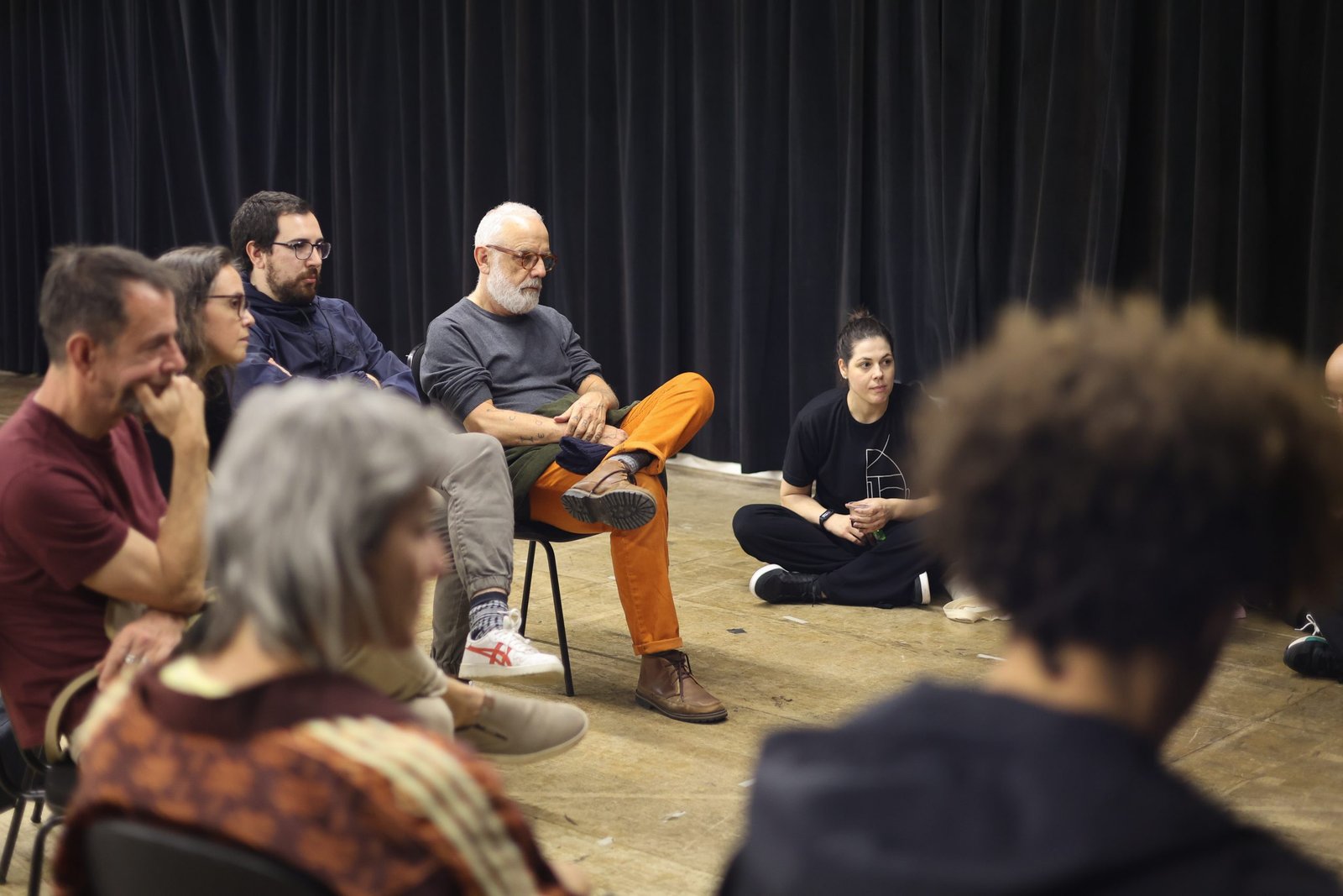 Conversa no Teatro da Vertigem, com Guilherme Bonfanti e Francisco Turbiani | 23/7/2025 | Foto: Ana Kei