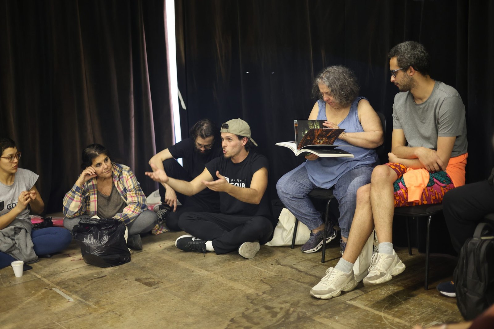 Conversa no Teatro da Vertigem, com Guilherme Bonfanti e Francisco Turbiani | 23/7/2025 | Foto: Ana Kei