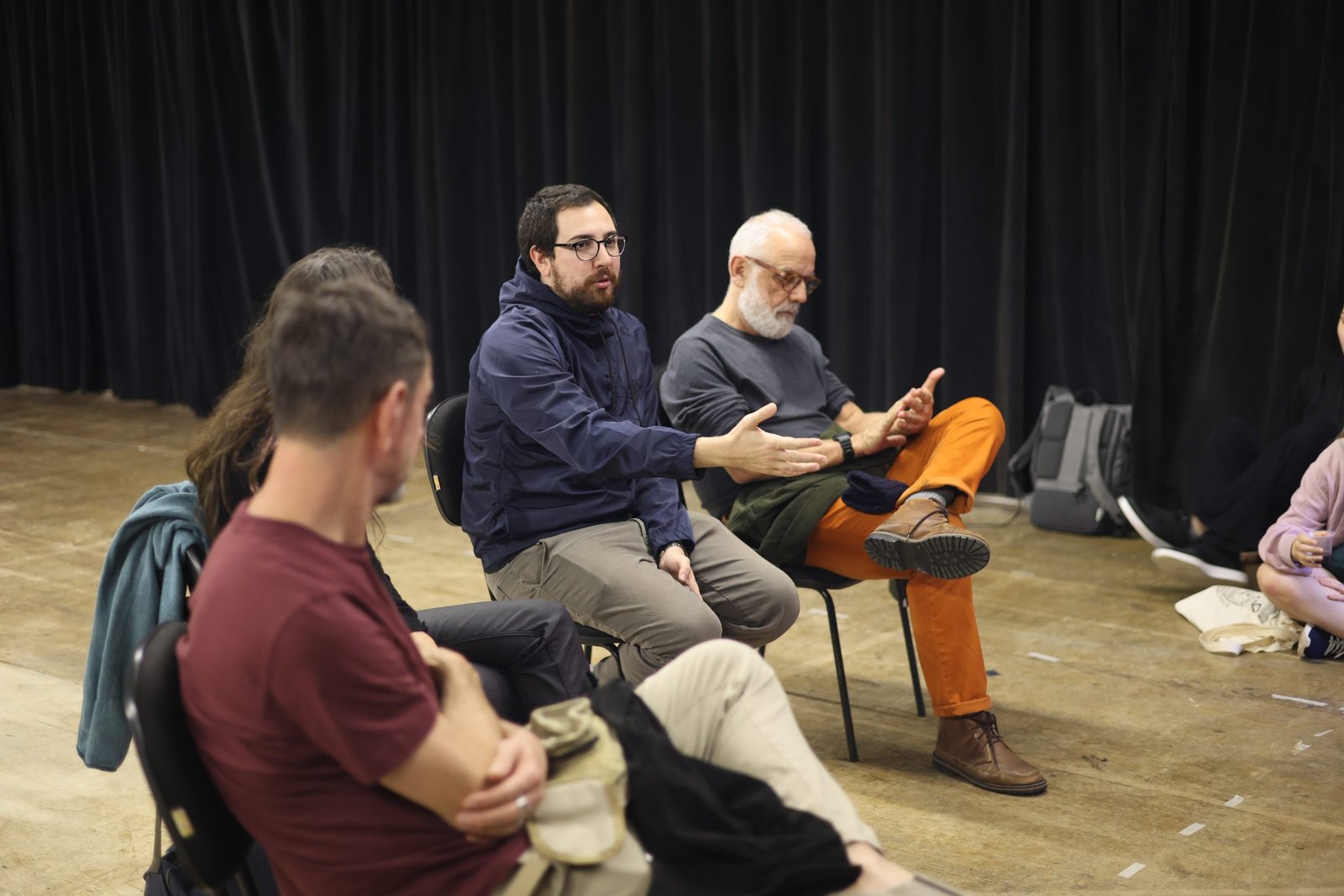 Conversa no Teatro da Vertigem, com Guilherme Bonfanti e Francisco Turbiani | 23/7/2025 | Foto: Ana Kei