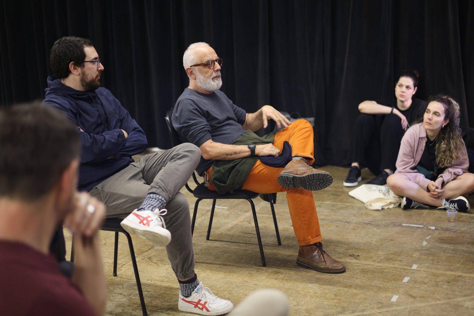 Conversa no Teatro da Vertigem, com Guilherme Bonfanti e Francisco Turbiani | 23/7/2025 | Foto: Ana Kei