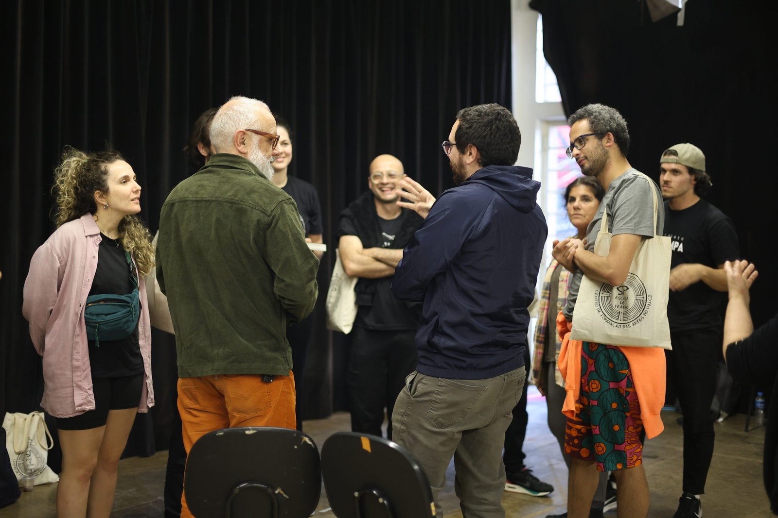 Conversa no Teatro da Vertigem, com Guilherme Bonfanti e Francisco Turbiani | 23/7/2025 | Foto: Ana Kei