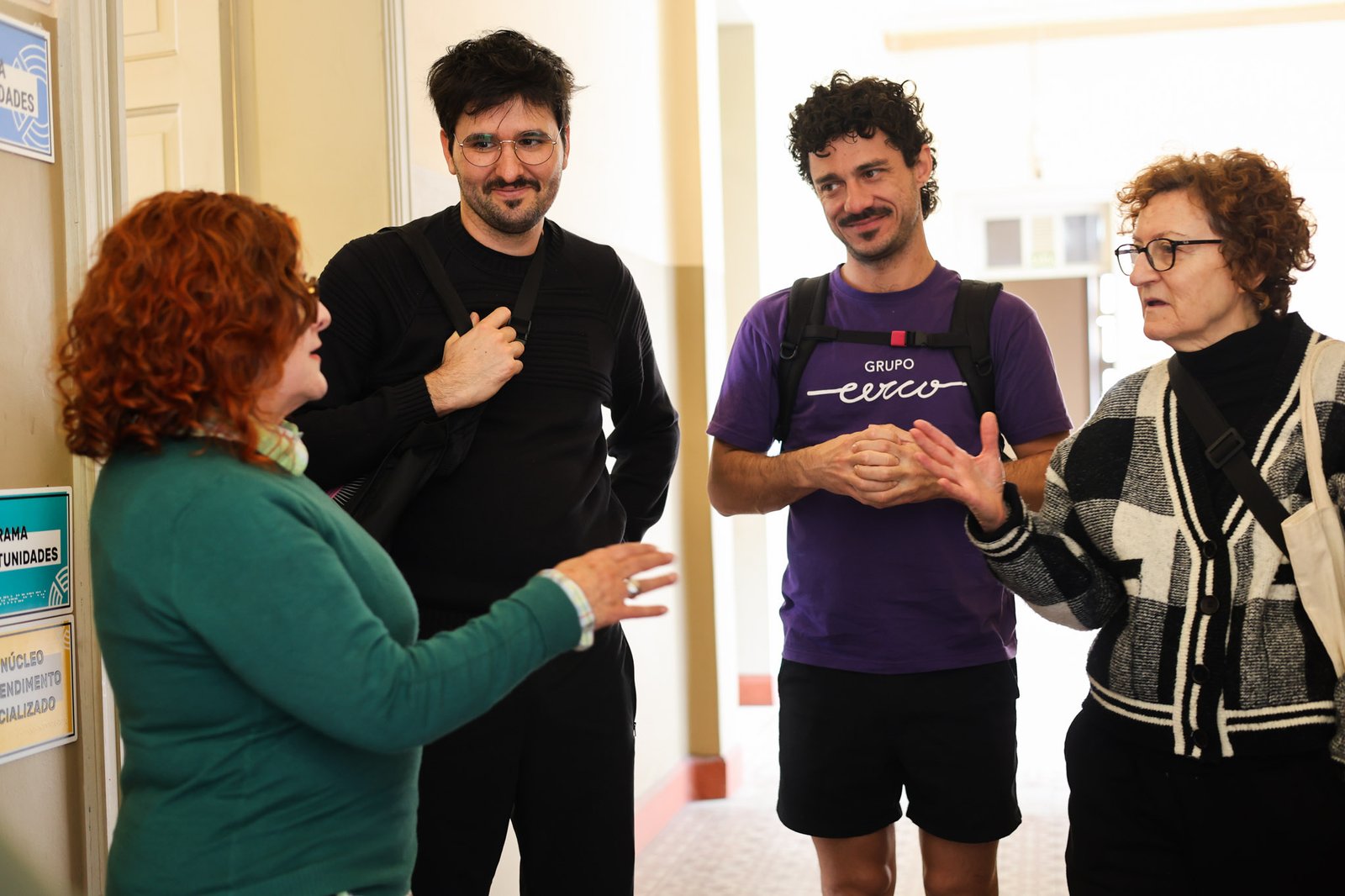 Grupo Cerco em Tour na Unidade Brás da SP Escola de Teatro. (14/08/2025). | Foto: Clara Silva.