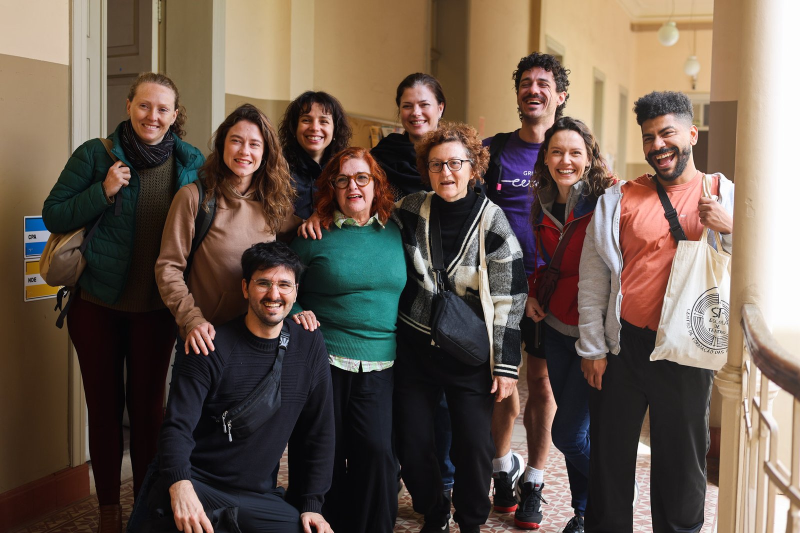 Grupo Cerco em Tour na Unidade Brás da SP Escola de Teatro. (14/08/2025). | Foto: Clara Silva.