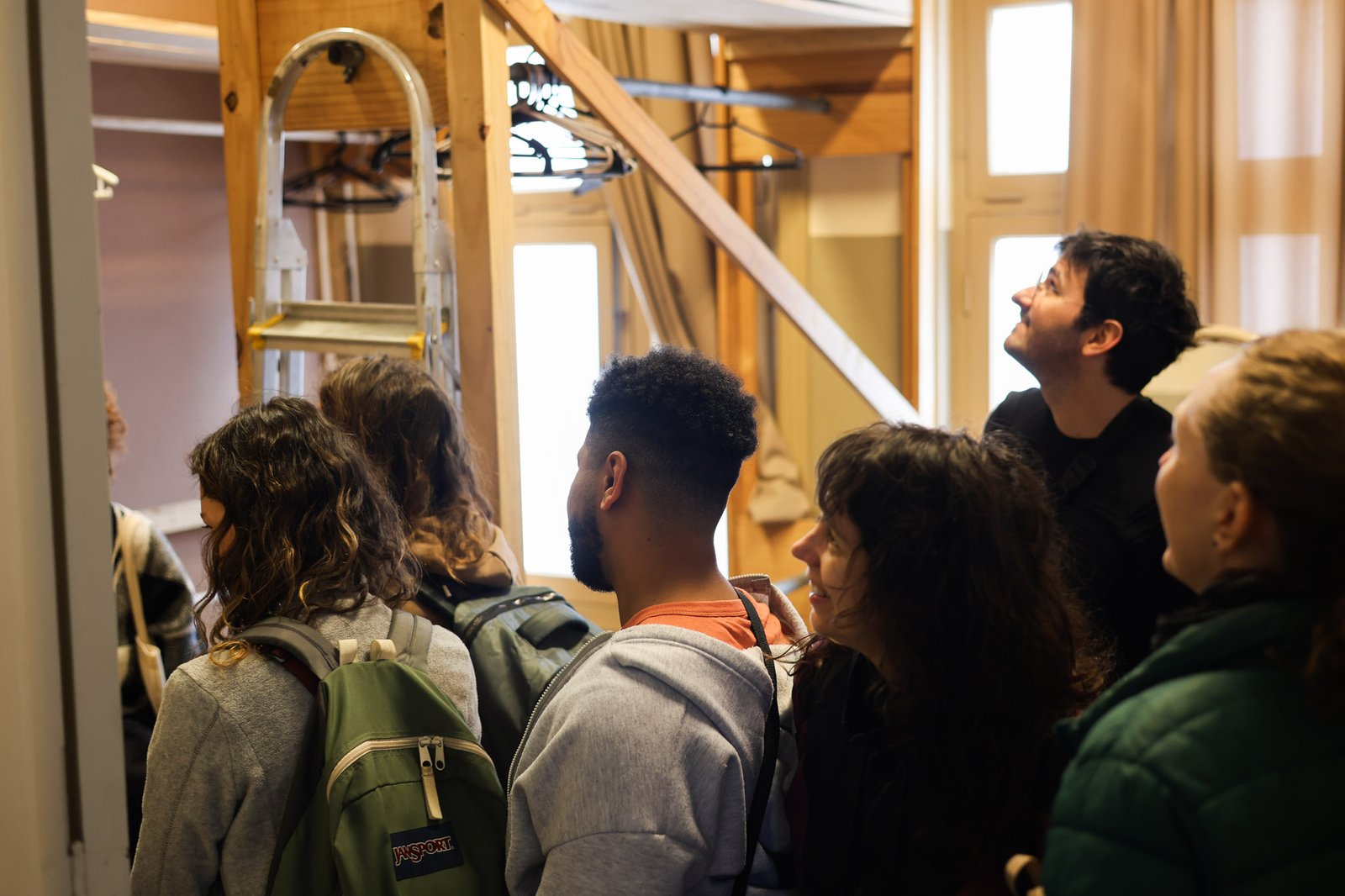 Grupo Cerco em Tour na Unidade Brás da SP Escola de Teatro. (14/08/2025). | Foto: Clara Silva.