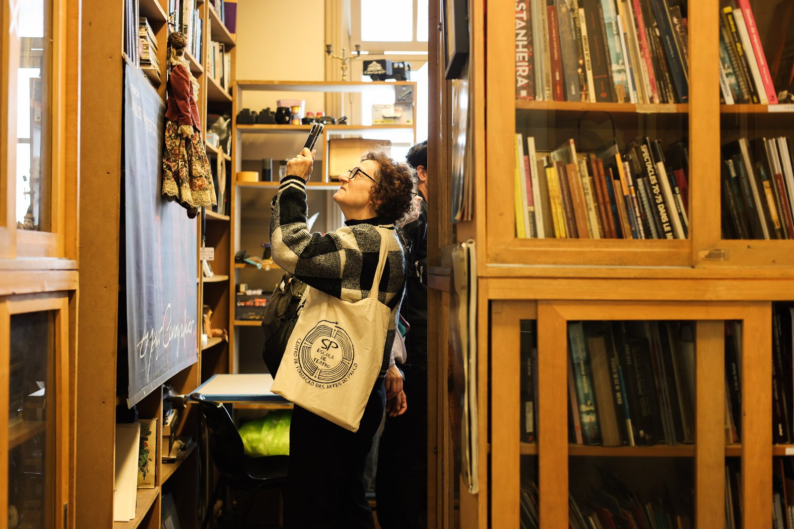 Grupo Cerco em Tour na Unidade Brás da SP Escola de Teatro. (14/08/2025). | Foto: Clara Silva.