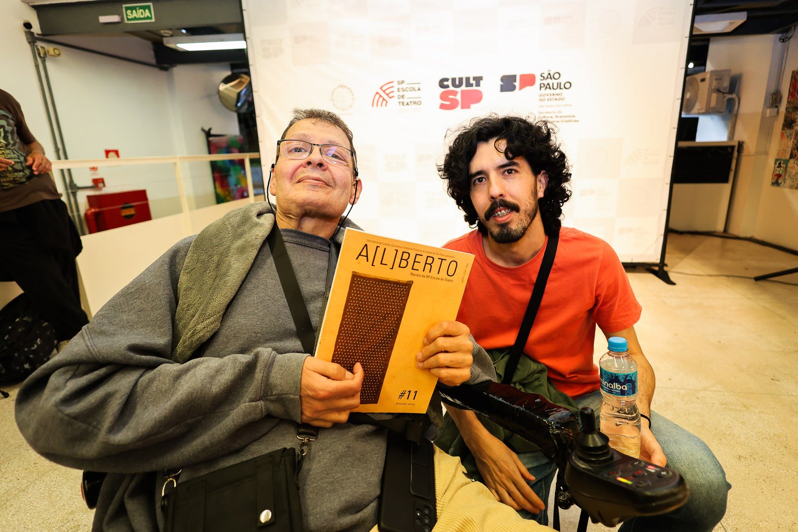 Lançamento da Revista A[L]BERTO #11 na sede Roosevelt da SP Escola de Teatro. (03/09/2025). | Foto: Clara Silva