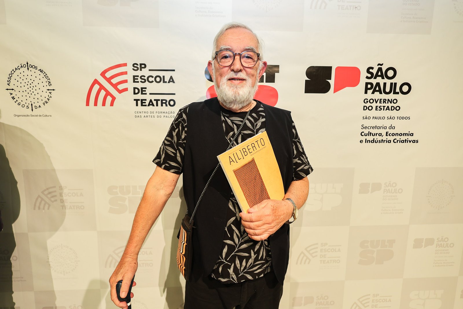 Lançamento da Revista A[L]BERTO #11 na sede Roosevelt da SP Escola de Teatro. (03/09/2025). | Foto: Clara Silva