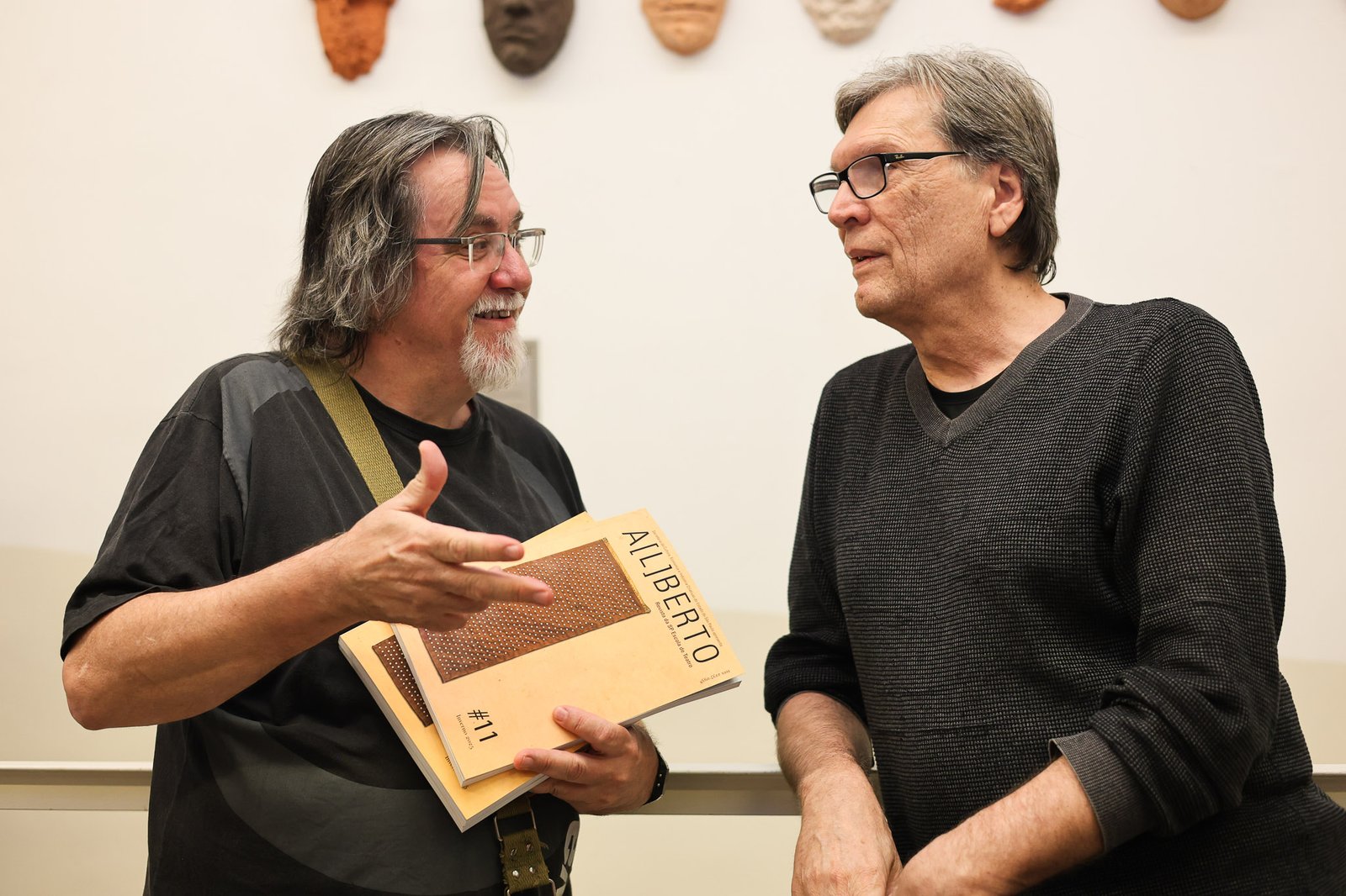 Lançamento da Revista A[L]BERTO #11 na sede Roosevelt da SP Escola de Teatro. (03/09/2025). | Foto: Clara Silva