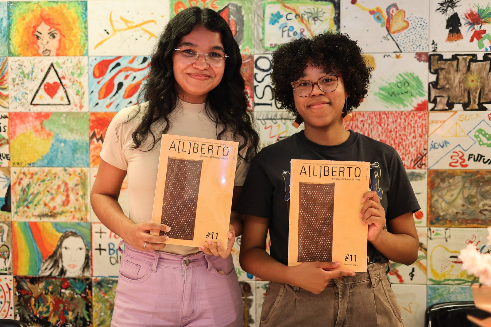 Lançamento da Revista A[L]BERTO #11 na sede Roosevelt da SP Escola de Teatro. (03/09/2025). | Foto: Clara Silva
