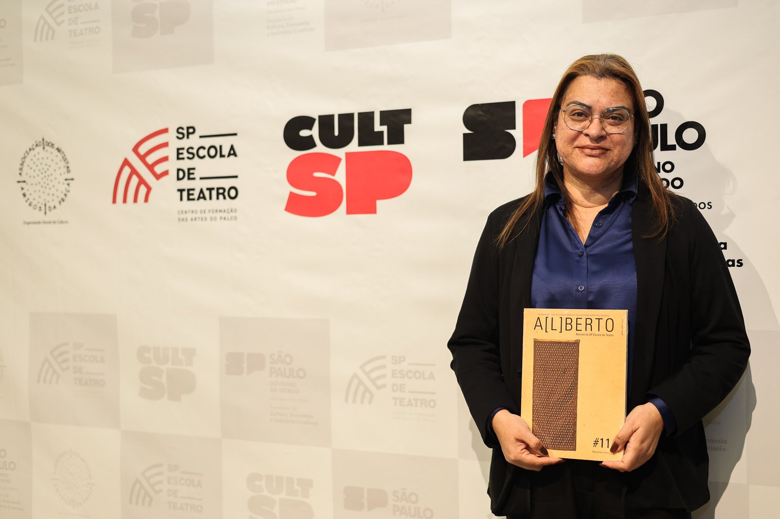 Lançamento da Revista A[L]BERTO #11 na sede Roosevelt da SP Escola de Teatro. (03/09/2025). | Foto: Clara Silva