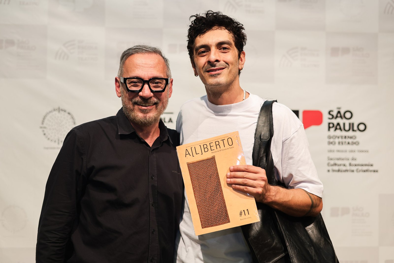 Lançamento da Revista A[L]BERTO #11 na sede Roosevelt da SP Escola de Teatro. (03/09/2025). | Foto: Clara Silva