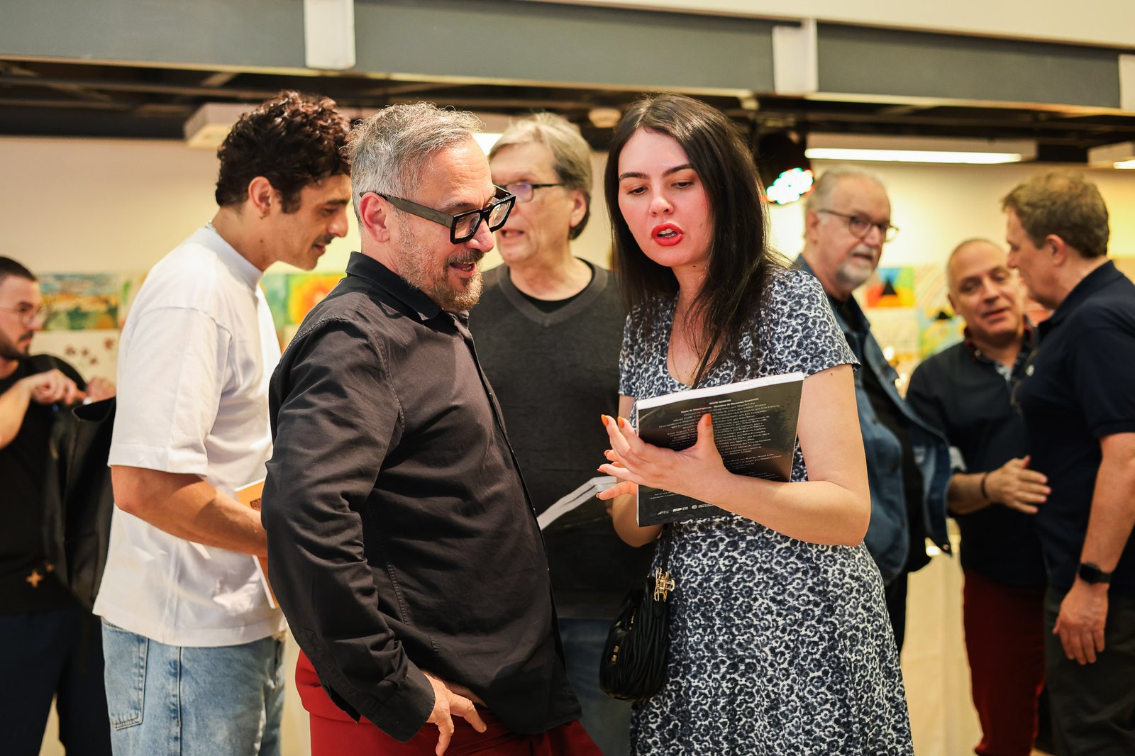Lançamento da Revista A[L]BERTO #11 na sede Roosevelt da SP Escola de Teatro. (03/09/2025). | Foto: Clara Silva