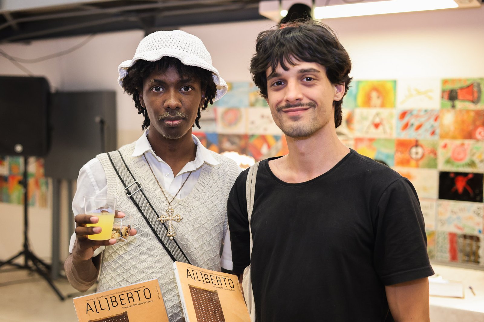 Lançamento da Revista A[L]BERTO #11 na sede Roosevelt da SP Escola de Teatro. (03/09/2025). | Foto: Clara Silva