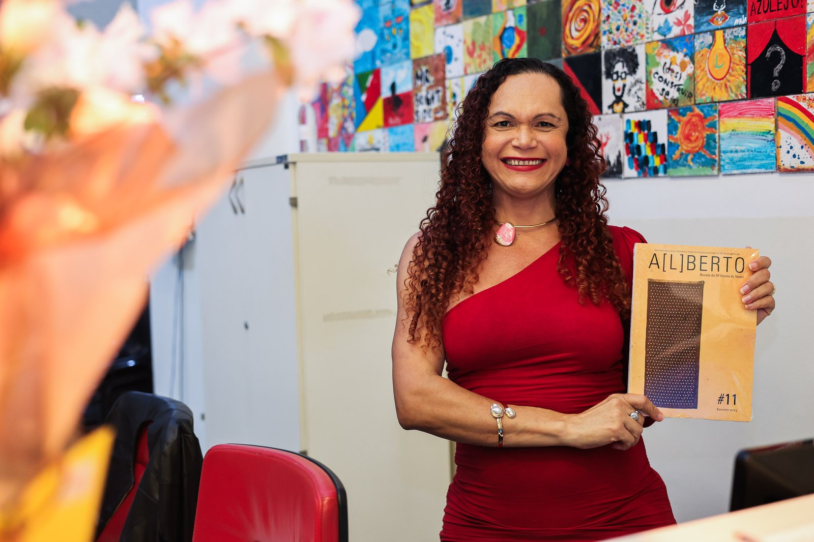 Lançamento da Revista A[L]BERTO #11 na sede Roosevelt da SP Escola de Teatro. (03/09/2025). | Foto: Clara Silva