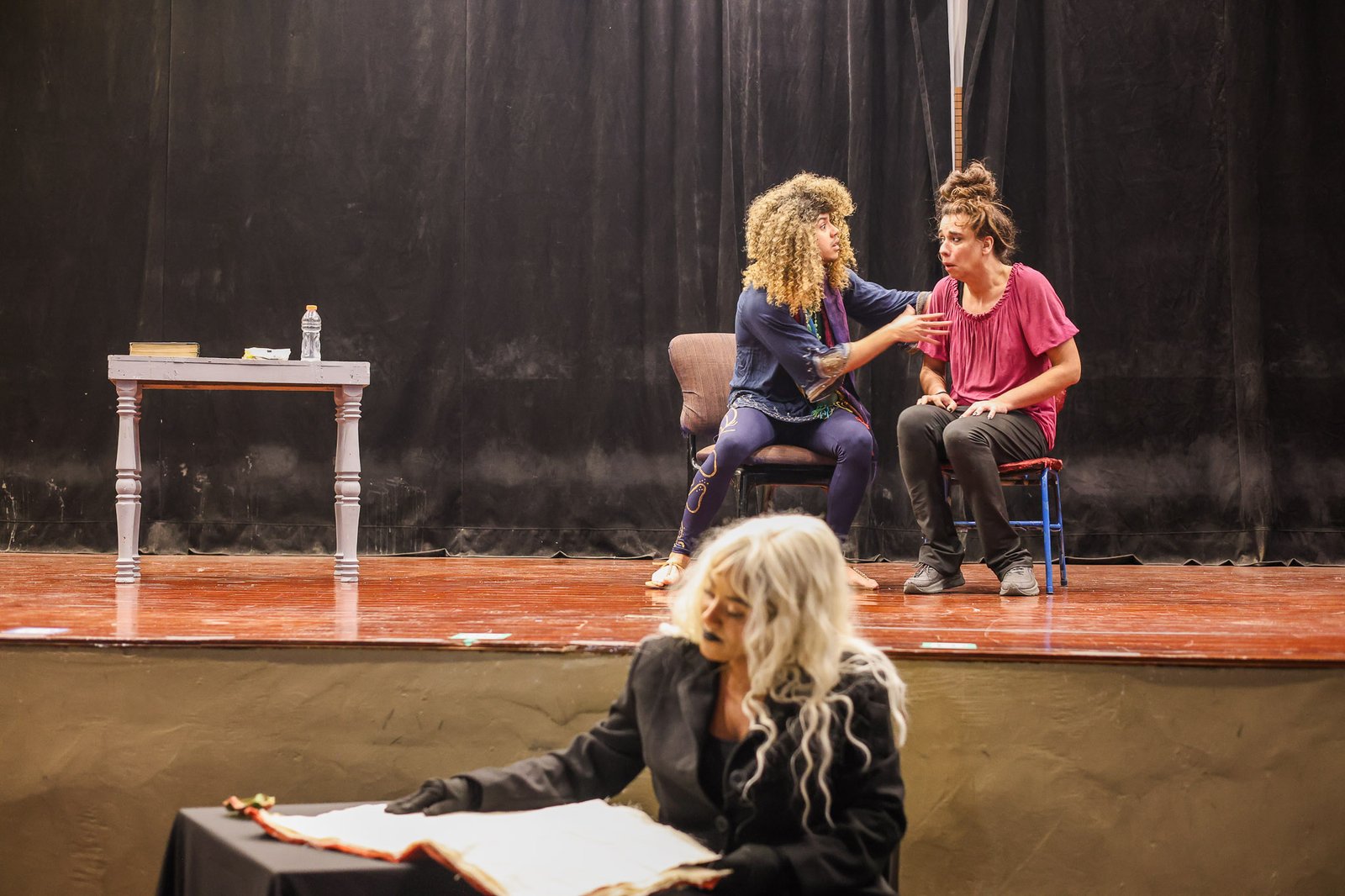 Mostra de Microcenas dos estudantes do módulo vermelho do curso regular de Direção da SP Escola de Teatro. (27/09/2025). | Foto: Clara Silva