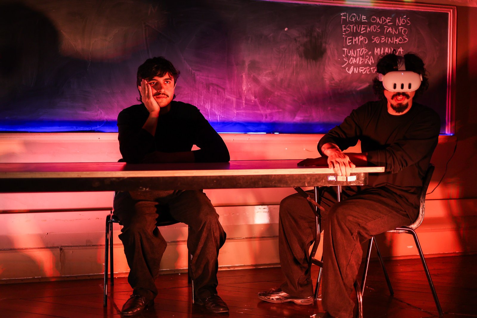 Mostra de Microcenas dos estudantes do módulo vermelho do curso regular de Direção da SP Escola de Teatro. (27/09/2025). | Foto: Clara Silva