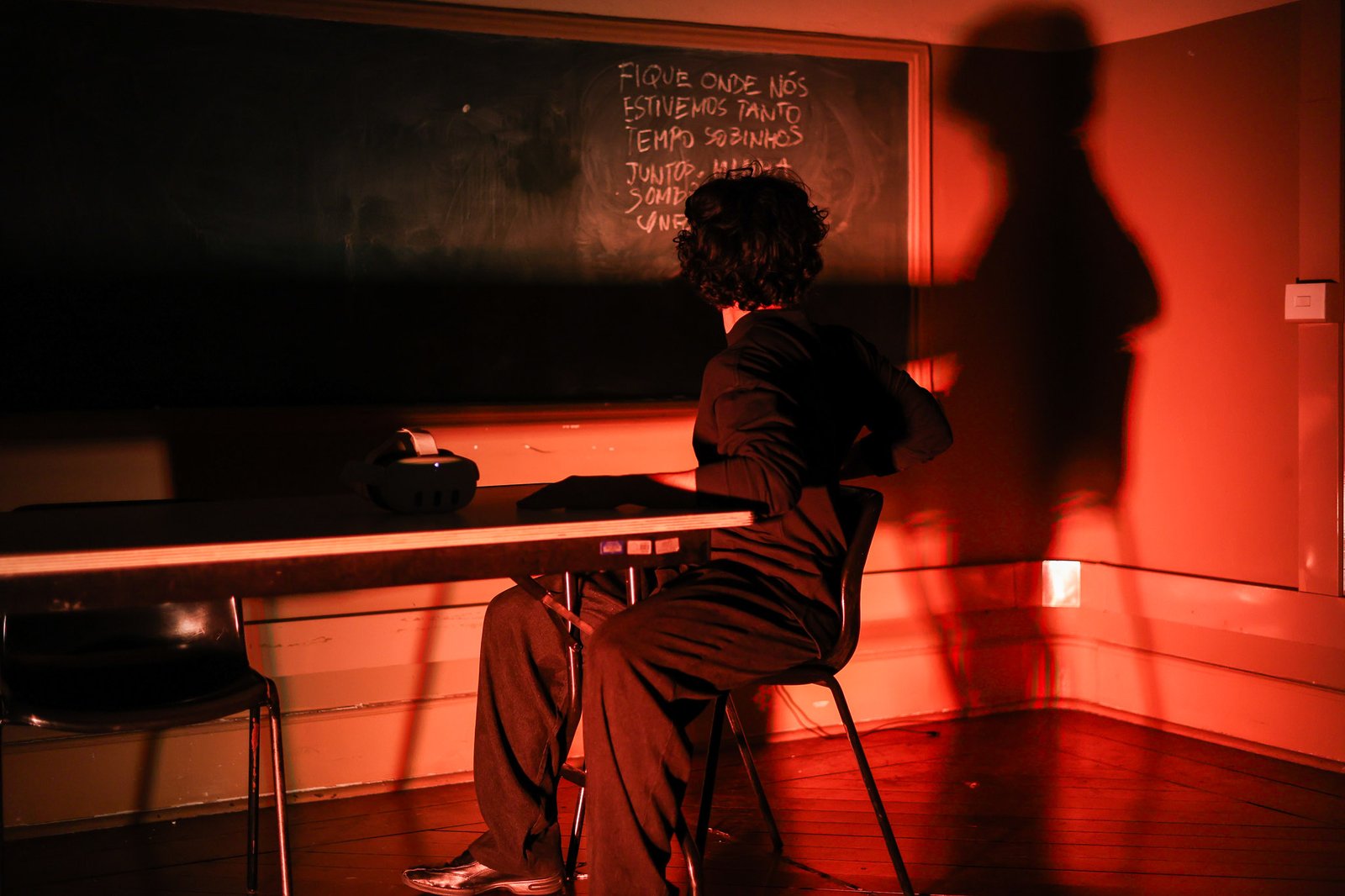 Mostra de Microcenas dos estudantes do módulo vermelho do curso regular de Direção da SP Escola de Teatro. (27/09/2025). | Foto: Clara Silva
