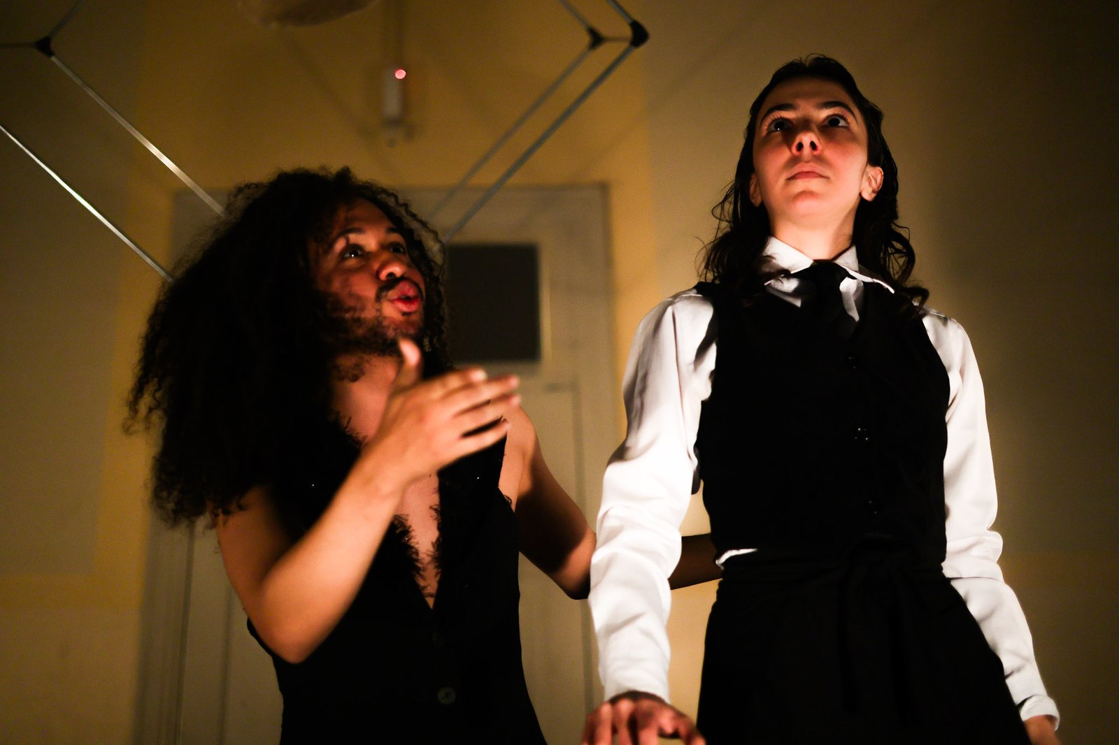 Mostra de Microcenas dos estudantes do módulo vermelho do curso regular de Direção da SP Escola de Teatro. (27/09/2025). | Foto: Clara Silva