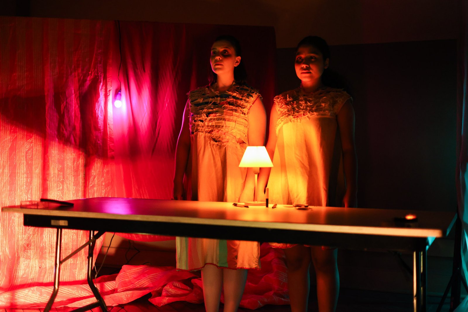 Mostra de Microcenas dos estudantes do módulo vermelho do curso regular de Direção da SP Escola de Teatro. (27/09/2025). | Foto: Clara Silva