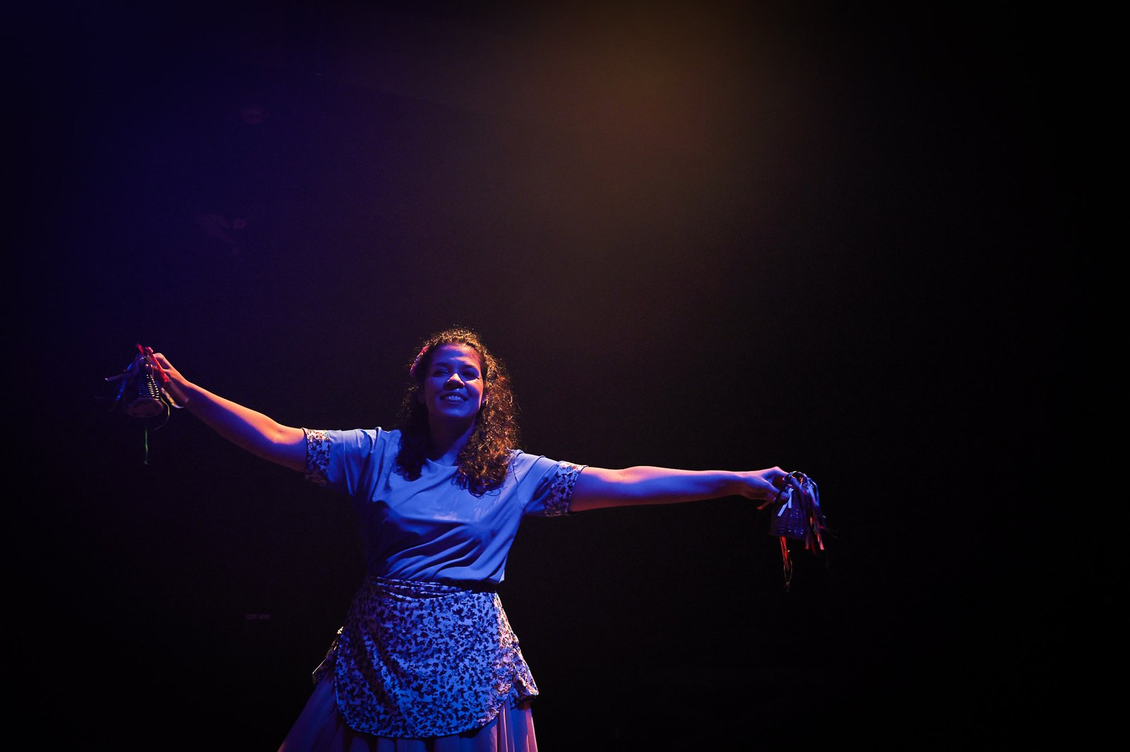 Espetáculo "Mazé! De Onde Vem? Quem É?" da AIVU Teatro, na unidade Roosevelt. (30/08/2025) | Foto: Clara Silva