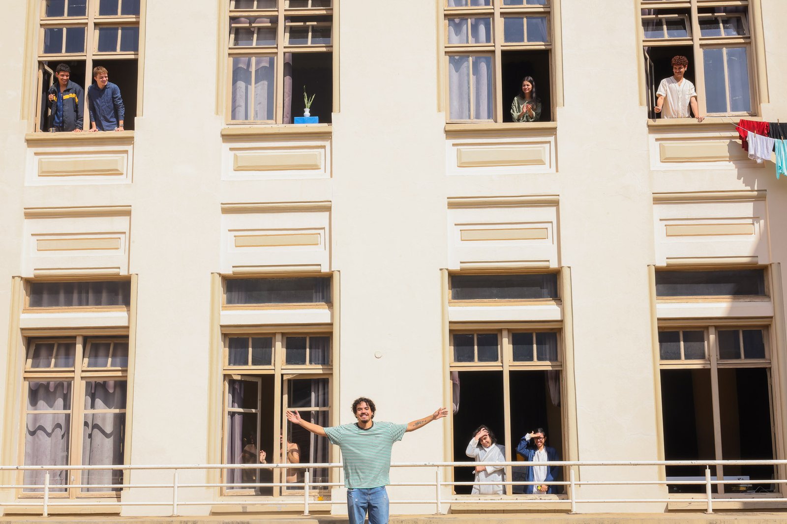 Mostra de Microcenas dos estudantes do módulo vermelho do curso regular de Direção da SP Escola de Teatro. (27/09/2025). | Foto: Clara Silva