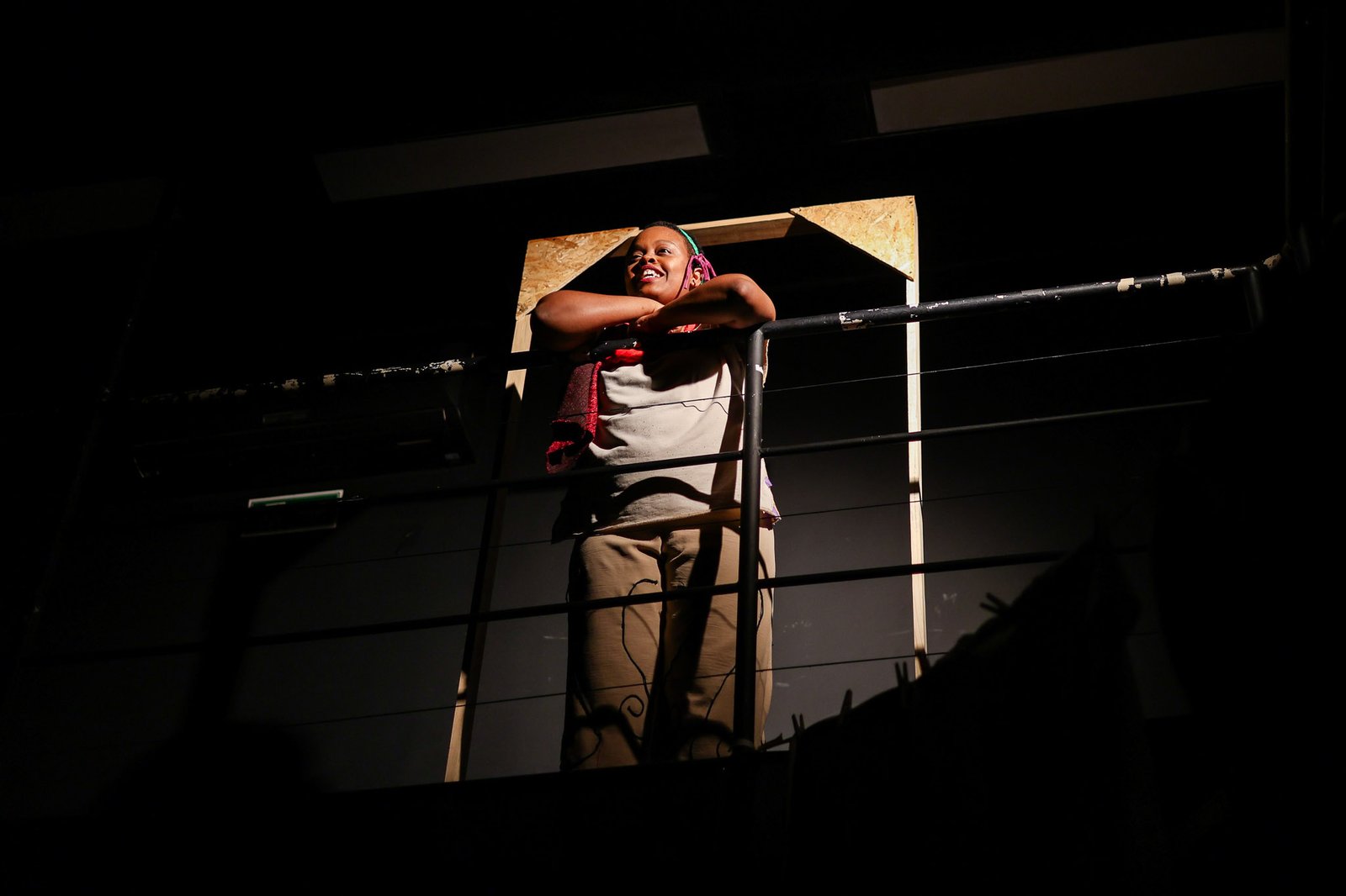 Experimento II do grupo N3 Amarelo, do segundo semestre de 2025, na SP Escola de Teatro. | Foto: Clara Silva.