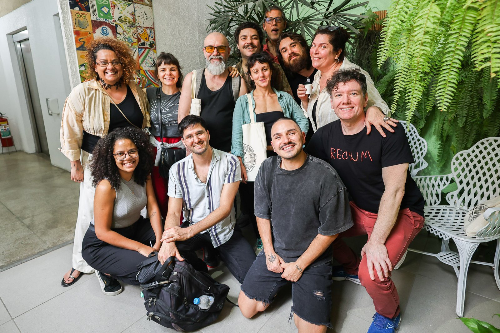 Recepção Cia Espaço em Branco, projeto do Ocupa Lab, na sede Roosevelt da SP Escola de Teatro. (06/10/2025). | Foto: Clara Silva.